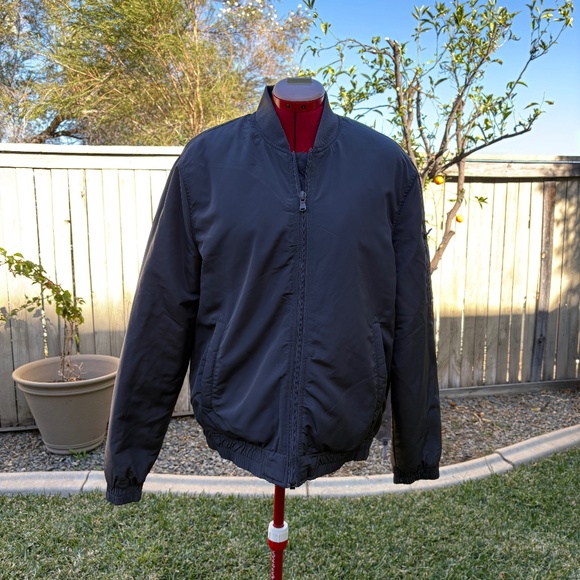 Dark Gray Bomber Jacket - Picture 1 of 5